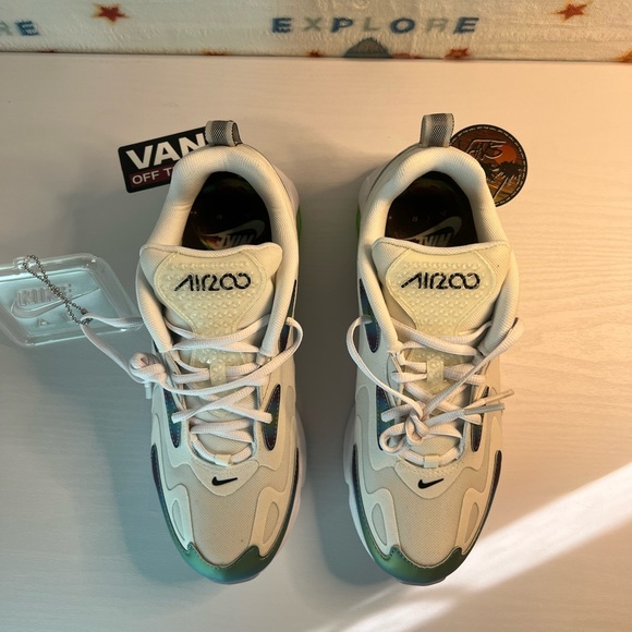 NIKE AIR MAX 200 20 GS SUMMIT WHITE - Picture 7 of 11